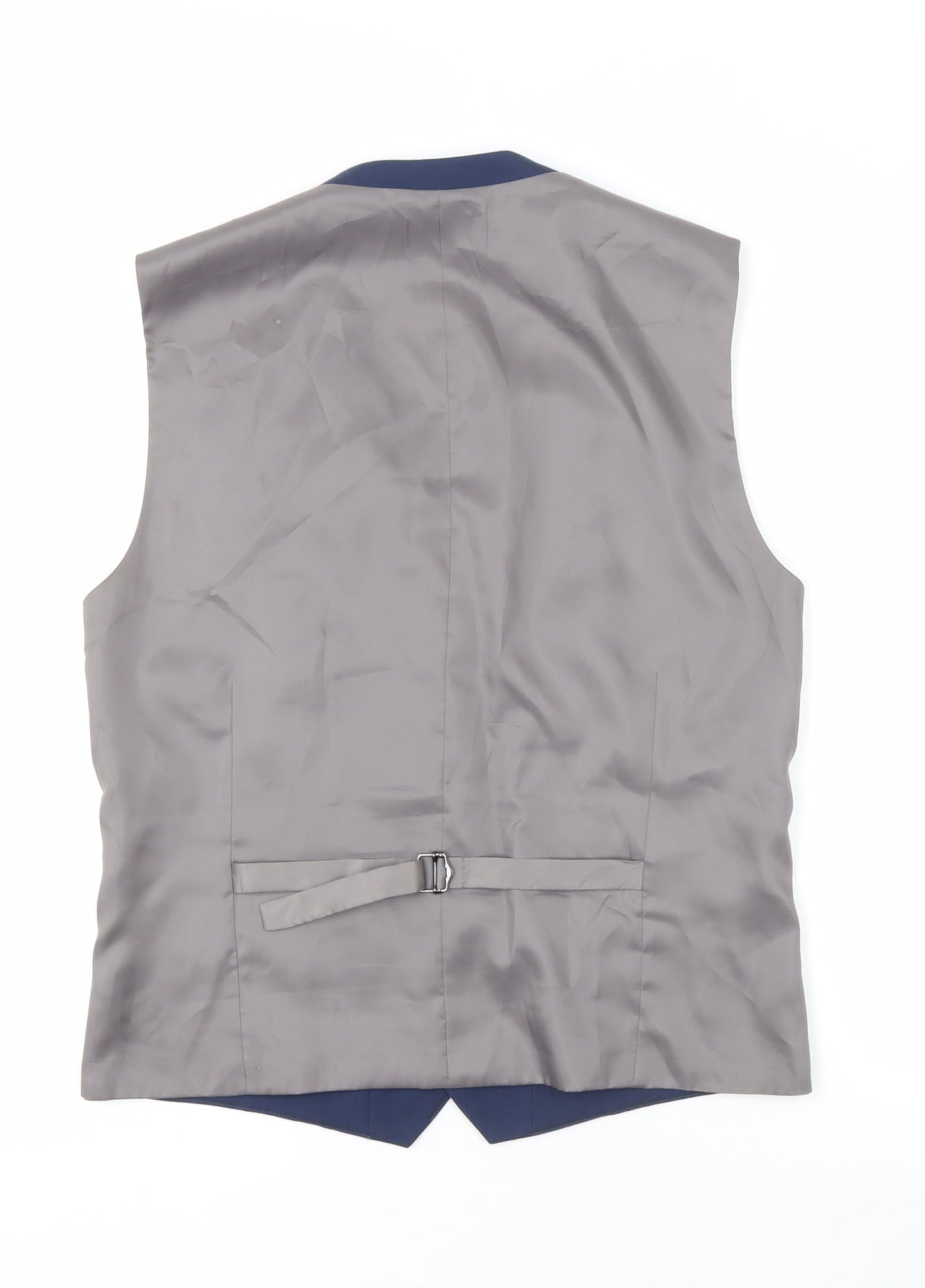 Mens UK Size 38 NEXT Regular Blue Suit Waistcoat
