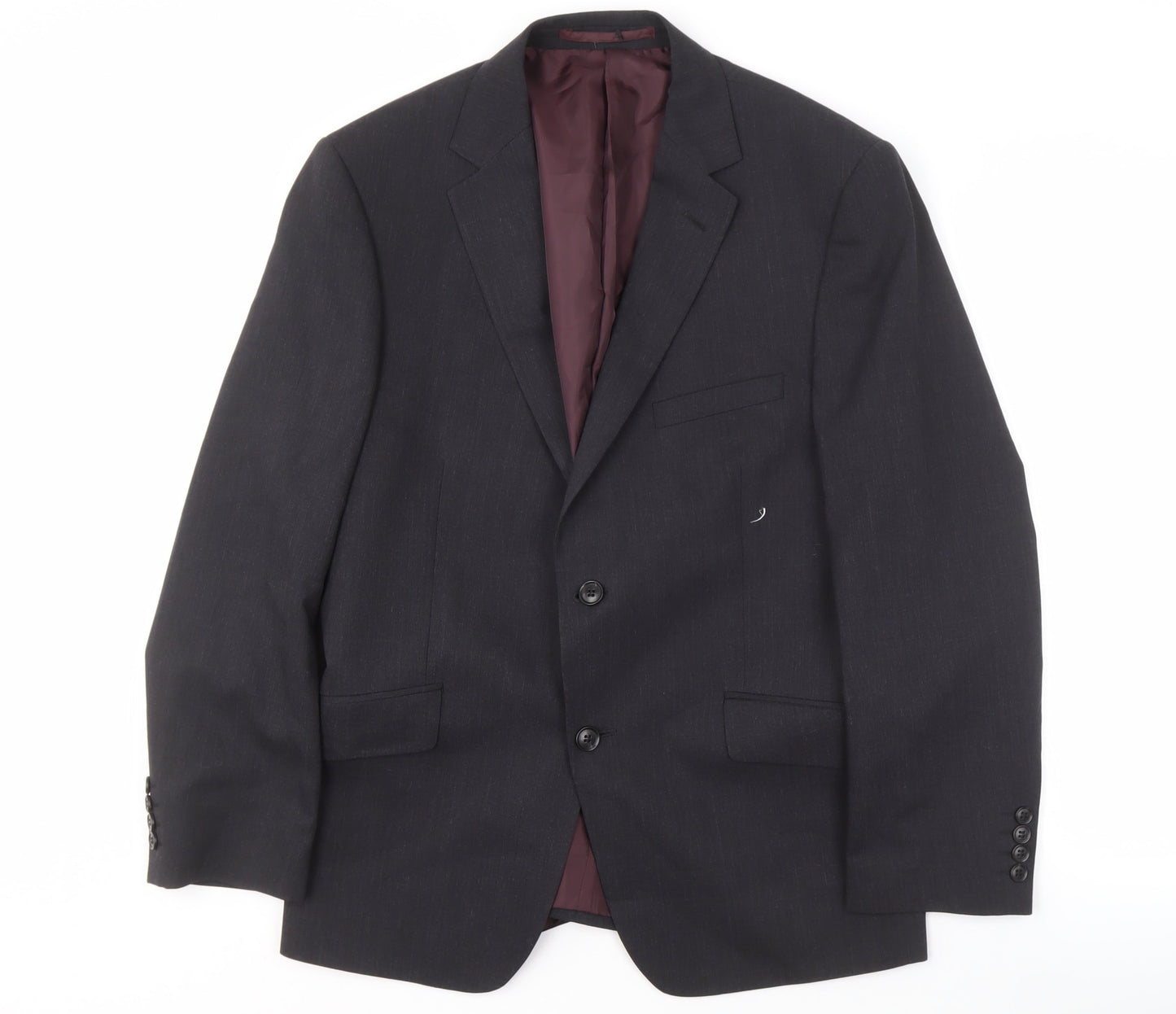 Mens UK Size 40 Marks and Spencer Regular Grey Suit Jacket