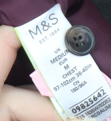 Marks & Spencer Grey Suit Waistcoat M Unisex Formal