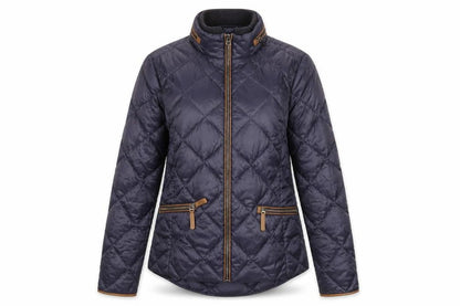 Marks & Spencer Women's Blue Quilted Jacket Size 8