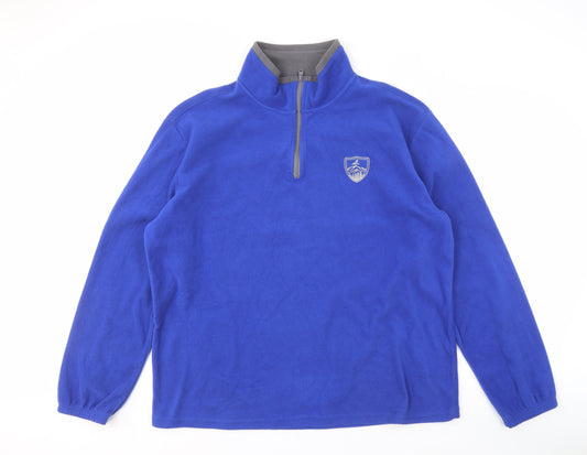 Mens UK Size XL atlasformen Blue Pullover Sweatshirt