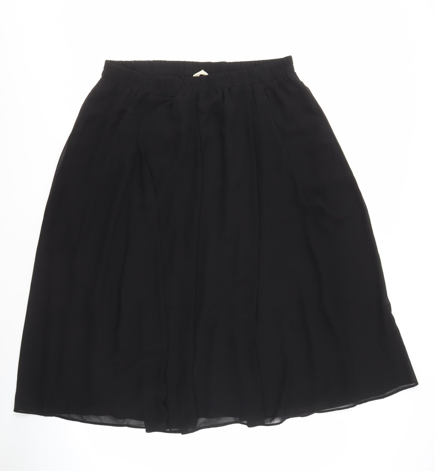 Hush Women's Black Skirt Size 4 Polyester Elastic Waist