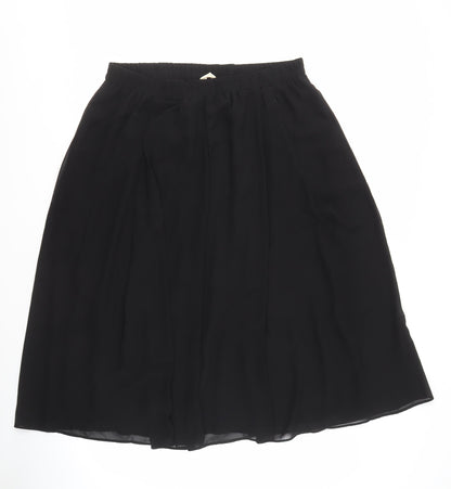 Hush Women's Black Skirt Size 4 Polyester Elastic Waist