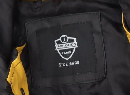 Jayloucy Women's Black Hooded Rain Jacket Size 10