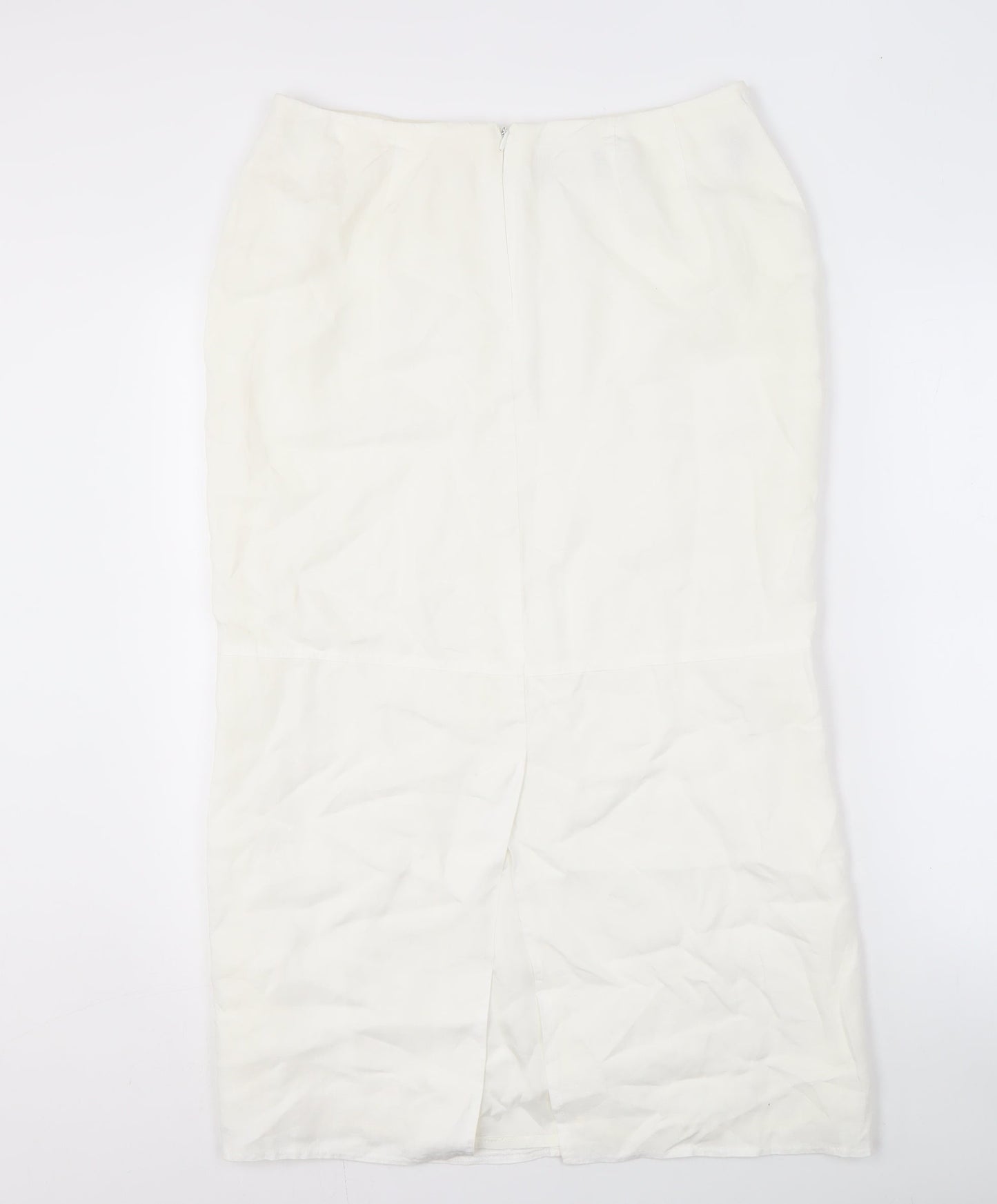 Alex & Co. Women's Ivory Midi Pencil Skirt, Size 14