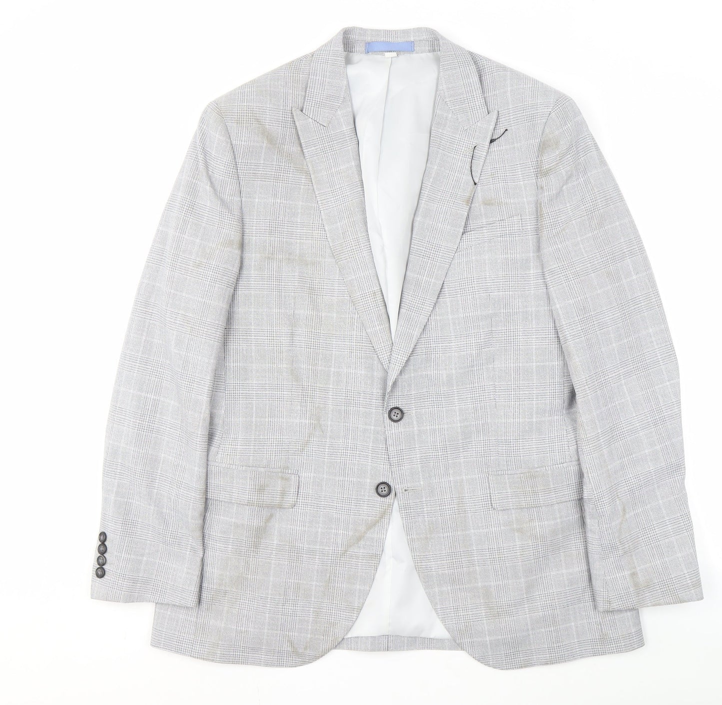 Mens UK Size 42 Marks and Spencer Regular Grey Suit Jacket