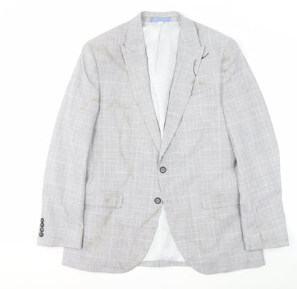 Mens UK Size 42 Marks and Spencer Regular Grey Suit Jacket
