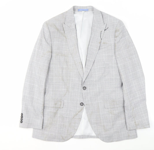 Mens UK Size 42 Marks and Spencer Regular Grey Suit Jacket