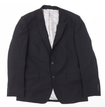 Mens UK Size 42 Daniel Hechter Regular Black Suit Jacket