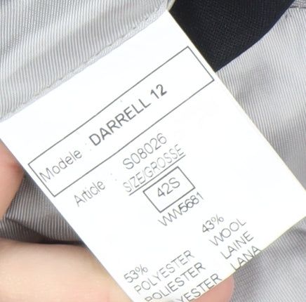 Mens UK Size 42 Daniel Hechter Regular Black Suit Jacket