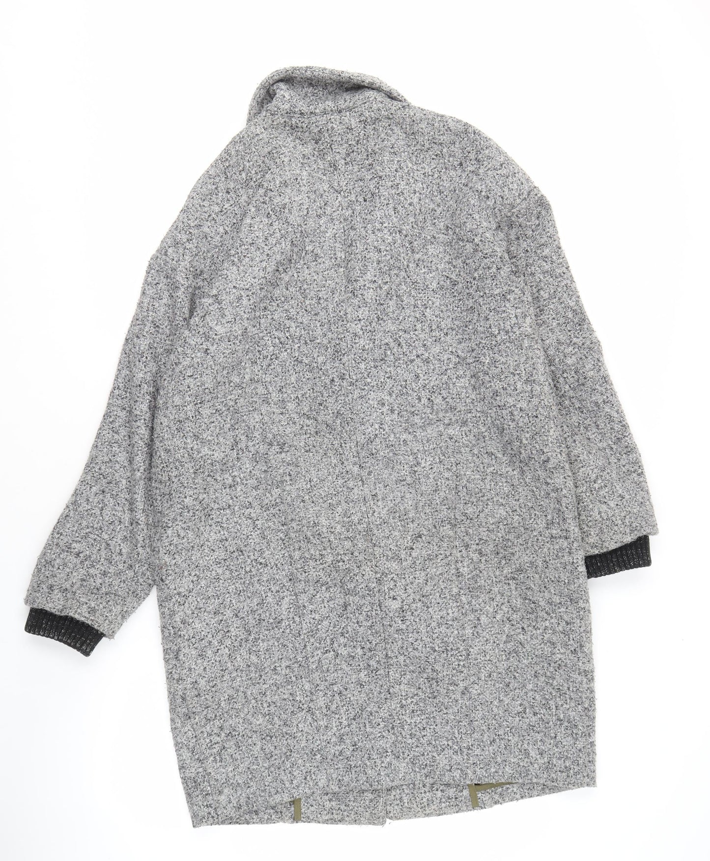 Womens UK Size S Topshop Grey Overcoat