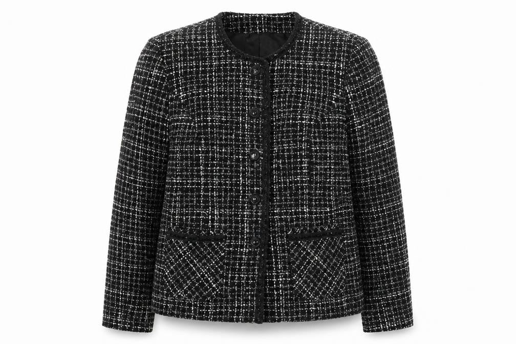 Womens UK Size 16 la Maison du Jersey Black Blazer