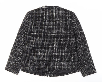 Womens UK Size 16 la Maison du Jersey Black Blazer