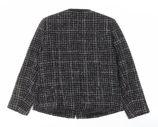 Womens UK Size 16 la Maison du Jersey Black Blazer