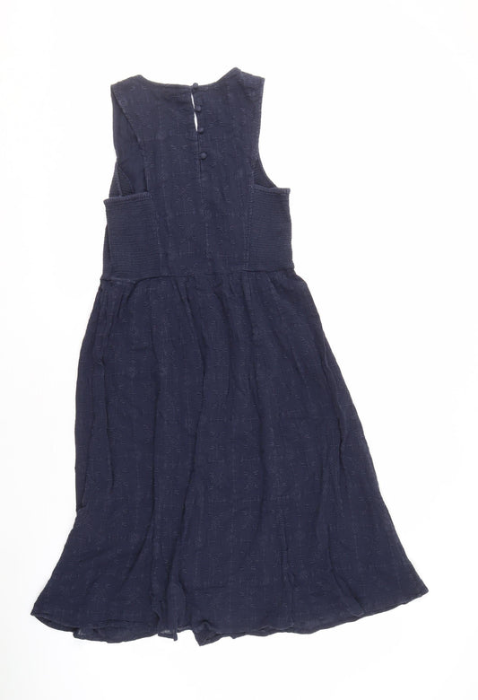 Fat Face Women's Blue Sleeveless Dress UK 10