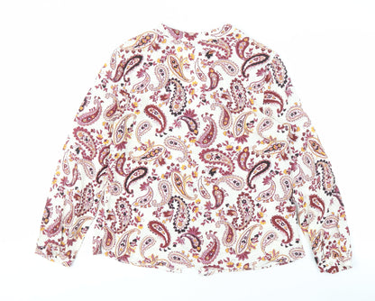 Womens UK Size 12 Principles Multicoloured Basic Blouse