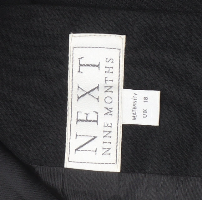 Next Black Maternity Suit Jacket Size 18 Women's