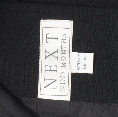 Next Black Maternity Suit Jacket Size 18 Women's