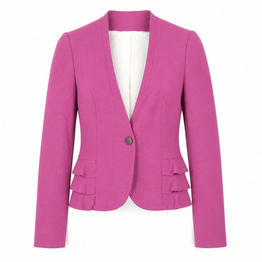 Womens UK Size 6 H&M Regular Pink Blazer