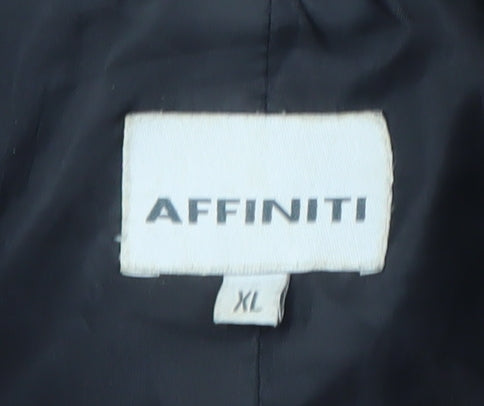 Affiniti Women's Black XL Basic Jacket for Autumn
