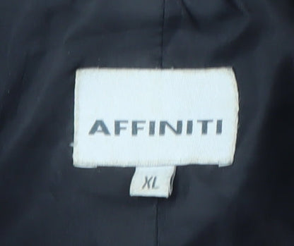 Affiniti Women's Black XL Basic Jacket for Autumn