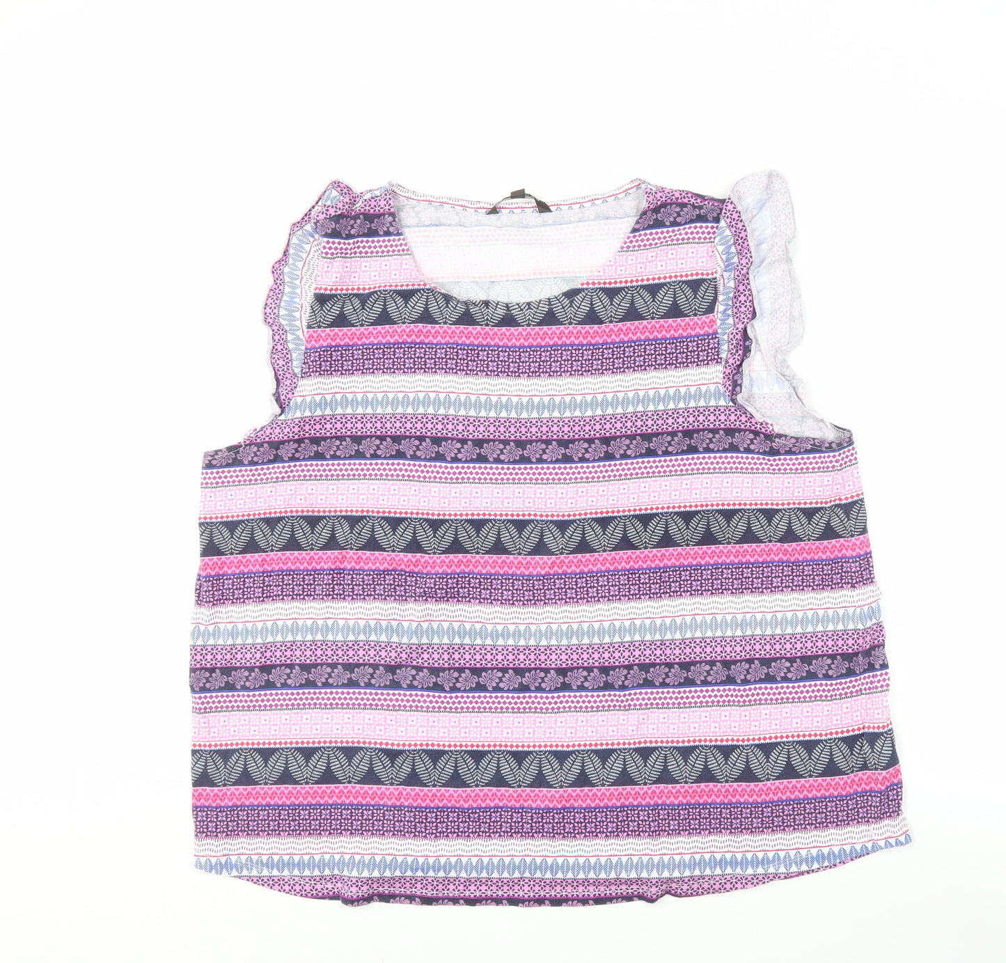 Womens UK Size 24 Bonmarché Multicoloured Basic Blouse