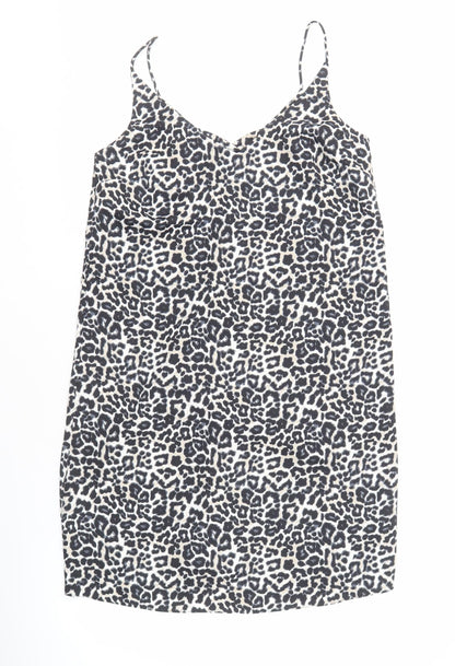New Look Women's Leopard Slip Dress Size 10