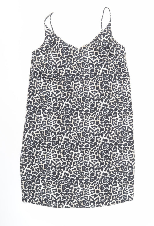 New Look Women's Leopard Slip Dress Size 10