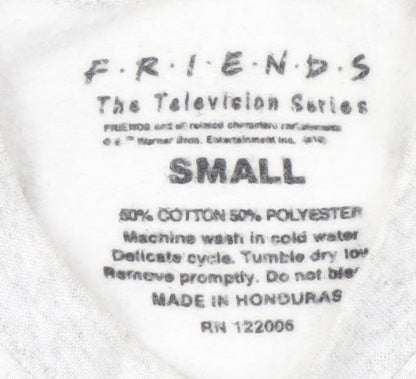 Friends Grey Small Pullover Sweatshirt for Unisex Adults