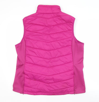 Womens UK Size L Crane Pink Puffer Jacket