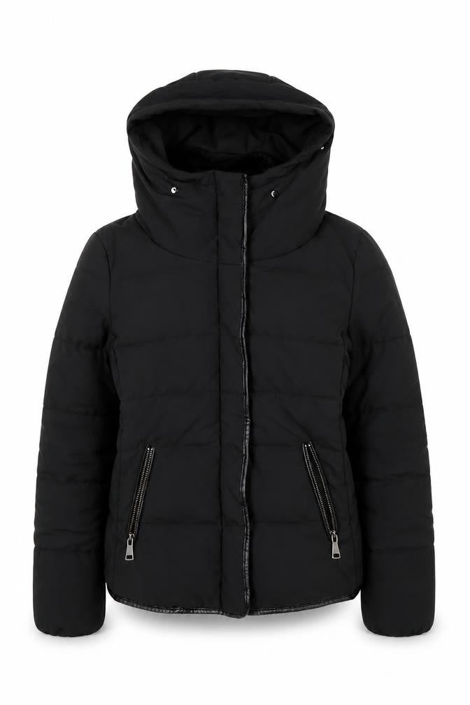 Quiz Women's Black Puffer Jacket Size 6