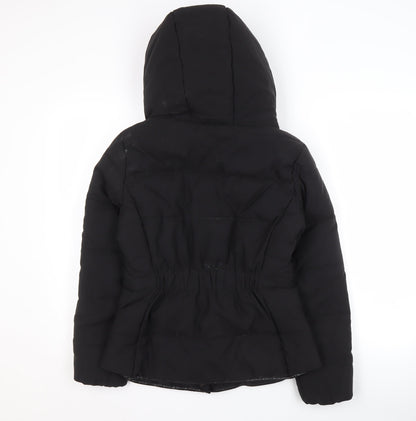 Quiz Women's Black Puffer Jacket Size 6
