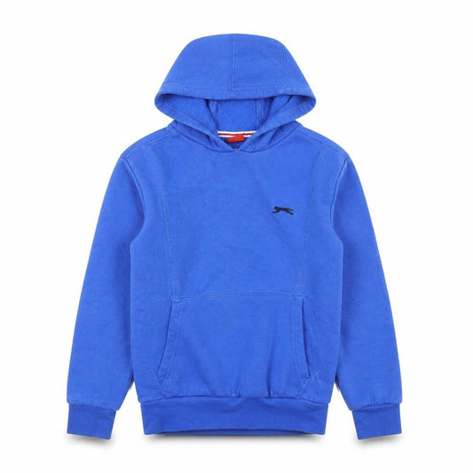 Slazenger Boys Blue Pullover Hoodie 7-8 Years Hooded Casual