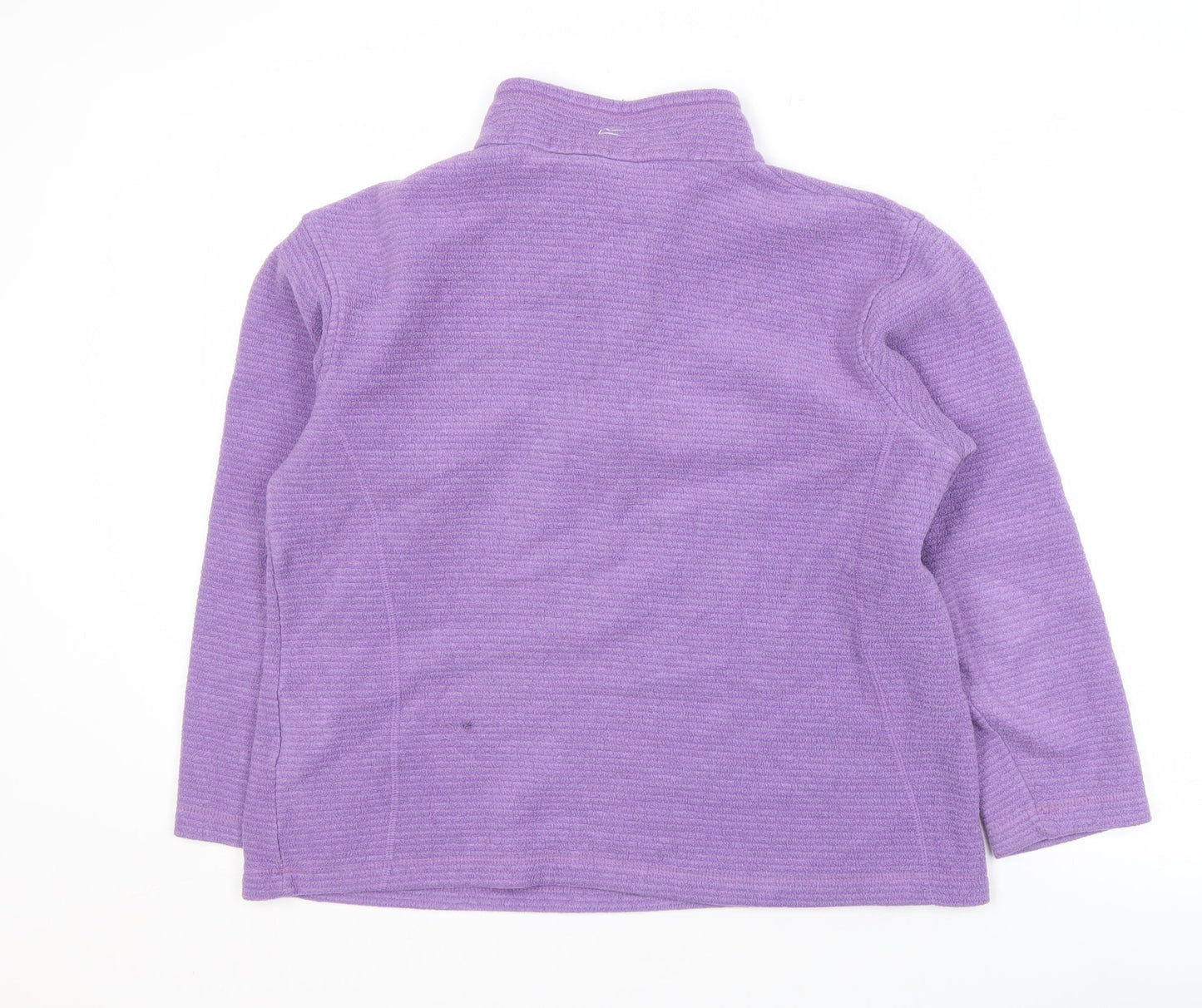 Regatta Women's Purple Sweatshirt Size 14 High Neck Outdoor