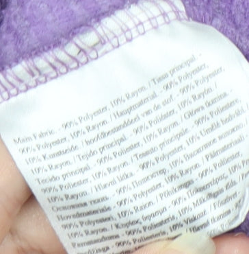 Regatta Women's Purple Sweatshirt Size 14 High Neck Outdoor