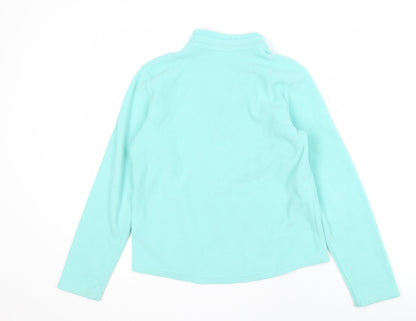 Decathlon Girls Blue Fleece Pullover Sweatshirt 12-13 Years
