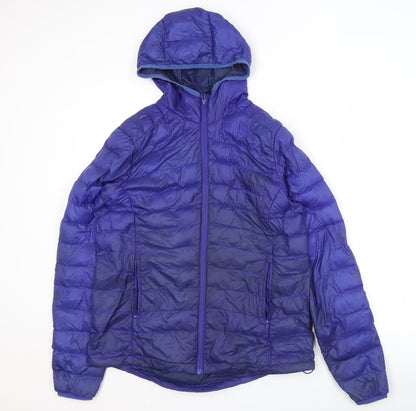 HIGEAR Women's Blue Puffer Jacket UK 14