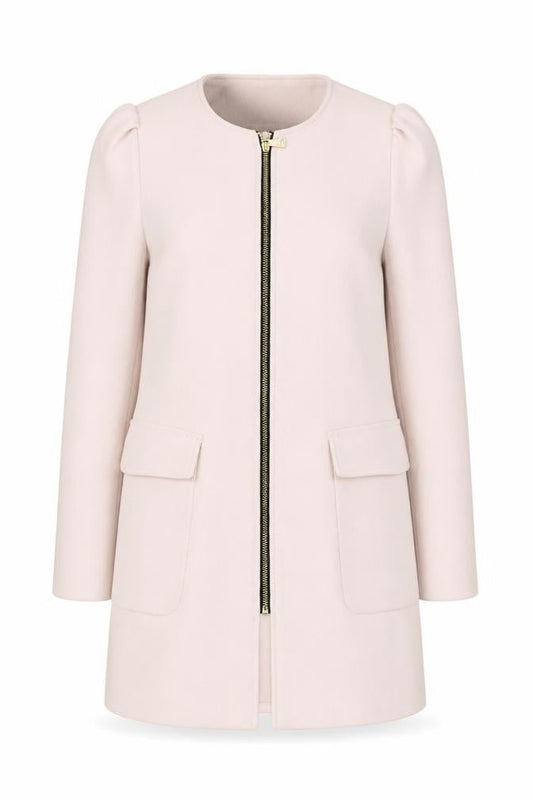 Womens UK Size 8 H&M Pink Basic Coat