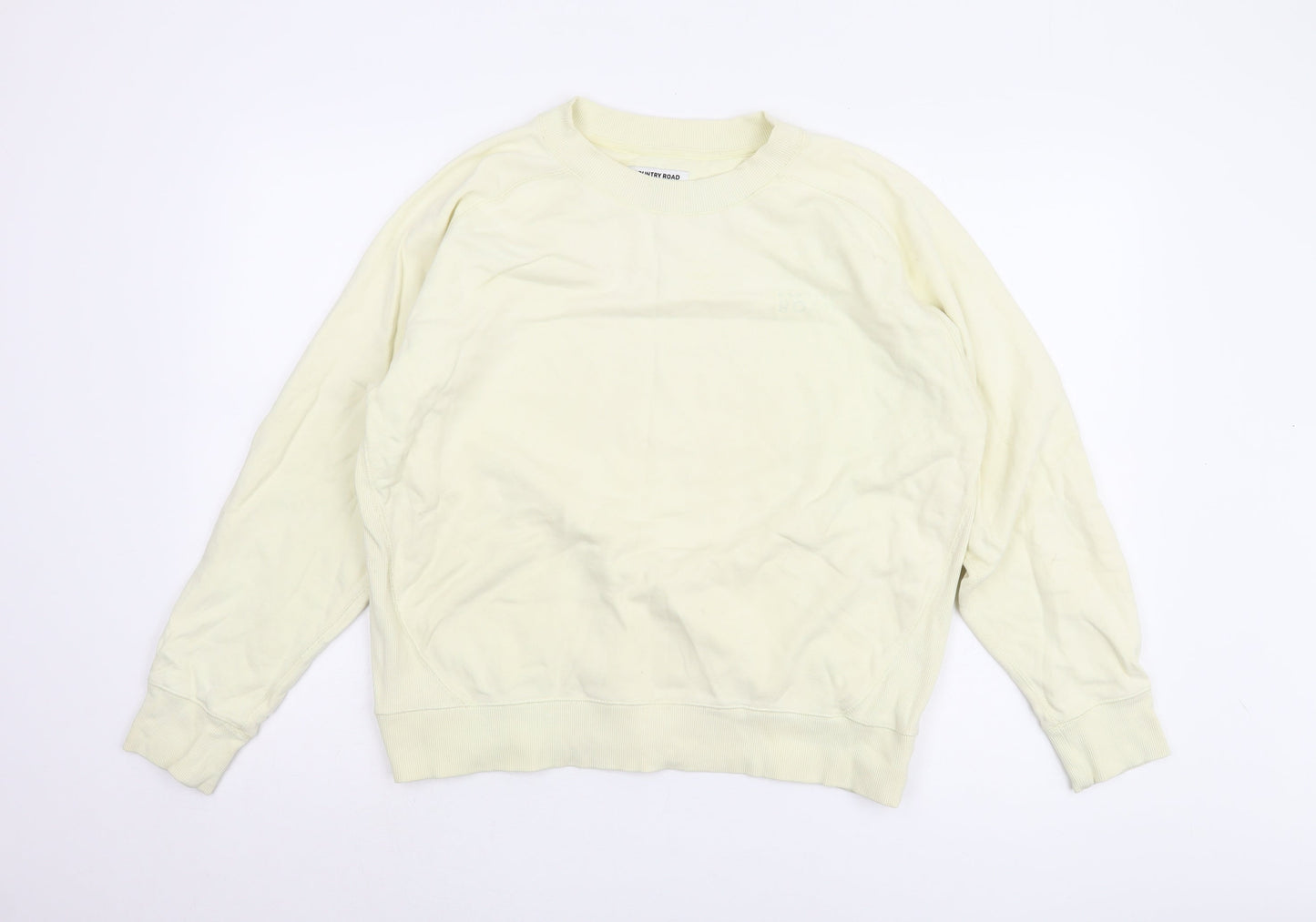 Country Road Unisex Ivory Pullover Sweatshirt M