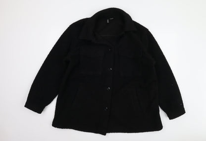 Womens UK Size L H&M Black Basic Jacket