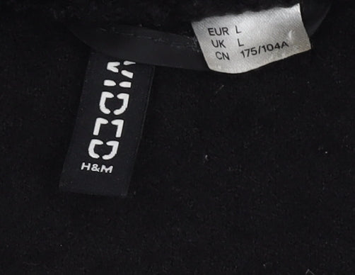 Womens UK Size L H&M Black Basic Jacket