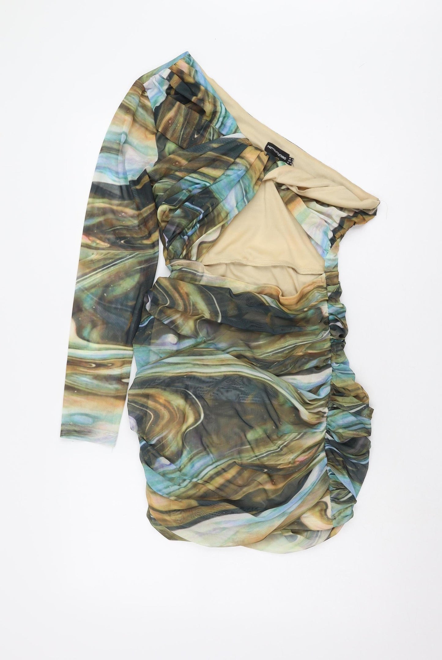 PrettyLittleThing Women's Multicolour Bodycon Dress