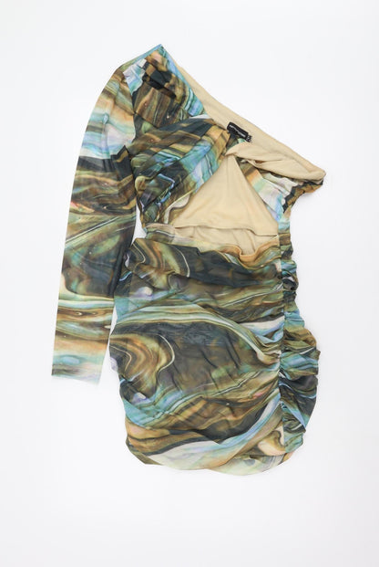 PrettyLittleThing Women's Multicolour Bodycon Dress