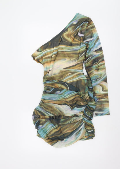 PrettyLittleThing Women's Multicolour Bodycon Dress