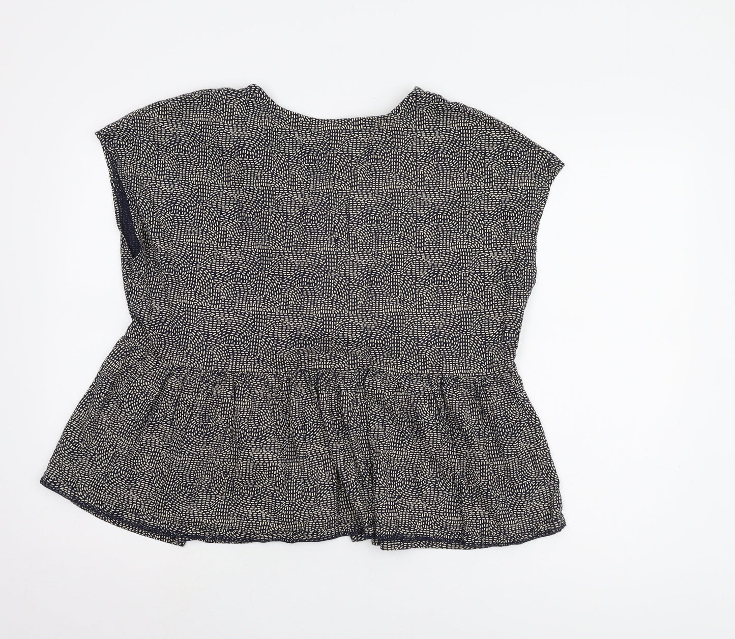 Womens UK Size 16 NEXT Black Basic Blouse