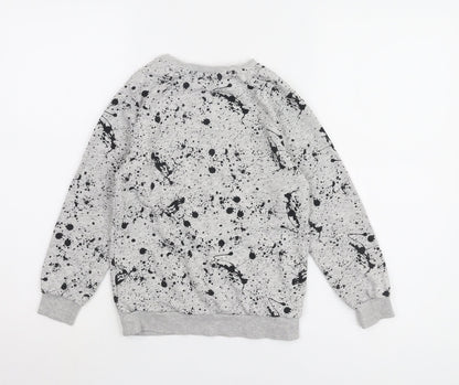 George Boys Sonic Grey Pullover Sweatshirt 7-8 Years