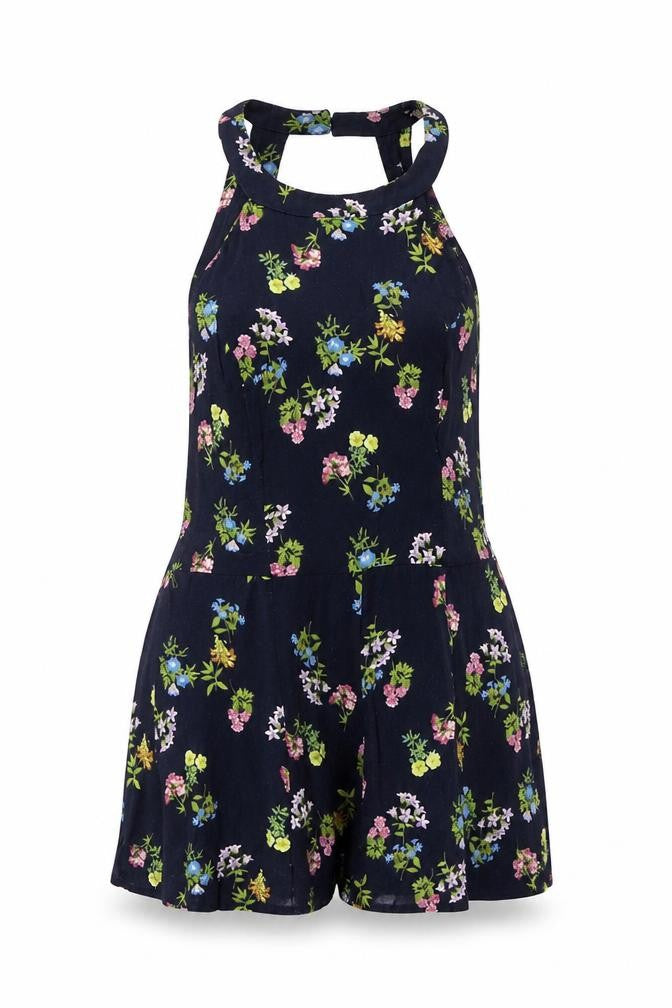 Womens UK Size 10 Miss Selfridge One-Piece Multicoloured Playsuit