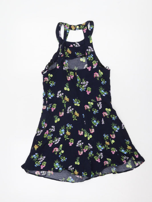 Miss Selfridge Women's Floral Playsuit, Multicoloured, Size 10