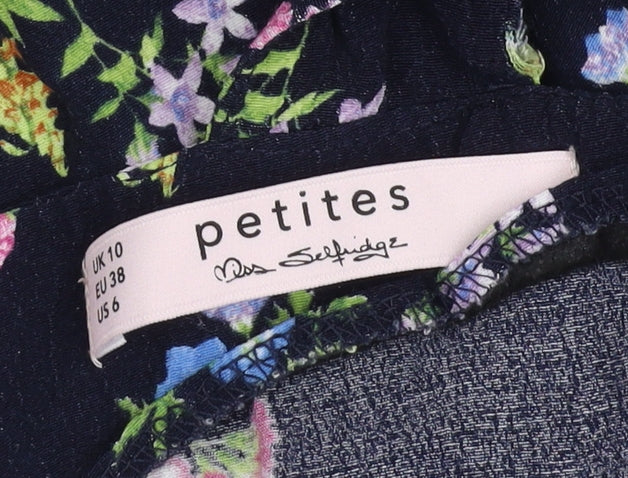 Miss Selfridge Women's Floral Playsuit, Multicoloured, Size 10