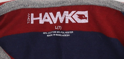Tony Hawk Boys Striped Long Sleeve Shirt Multicoloured 7 Years